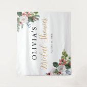 Kerst Winter Vrijgezellenfeest Wandkleed (Voorkant)