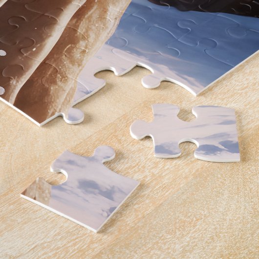 Kerst Winter Wedding Jubileum Kunst Legpuzzel (Zijkant)