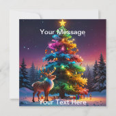 Kerst Winter Wonderland Vakantieseizoen (Voorkant)
