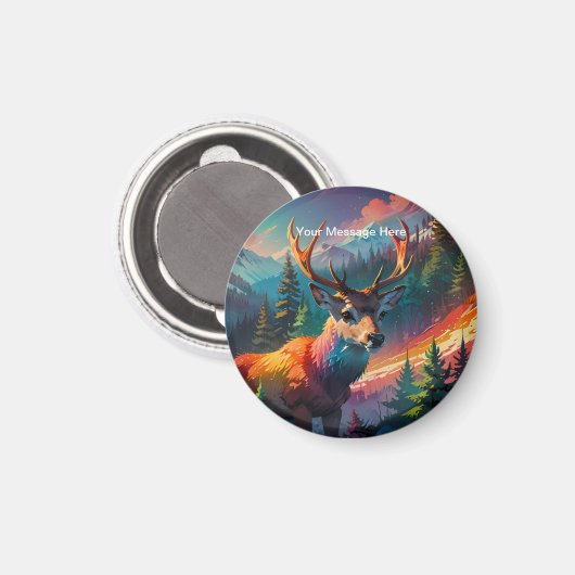 Kerst Winter Wonderland Vakantieseizoen Magneet (Voorkant / Achterkant)