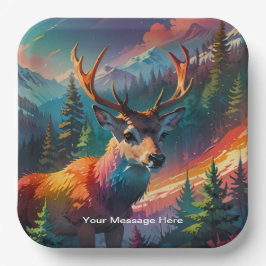 Kerst Winter Wonderland Vakantieseizoen Papieren Bordje