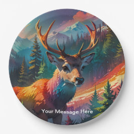 Kerst Winter Wonderland Vakantieseizoen Papieren Bordje