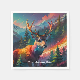 Kerst Winter Wonderland Vakantieseizoen Servet