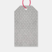 Kerst Winterbessen Krans Aangepaste Familienaam Cadeaulabel (Achterkant)