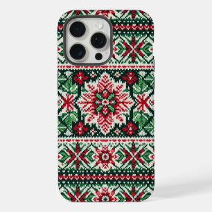 Kerst/Winterbeurs eiland rood & groen iPhone 15 Pro Max Case