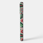 Kerst/Winterbeurs eiland rood & groen iPhone Hoesje (Linkerkant)
