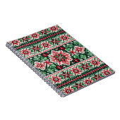 Kerst/Winterbeurs eiland rood & groen Notitieboek (Rechterzijde)