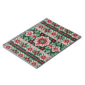 Kerst/Winterbeurs eiland rood & groen Notitieboek (Linkerzijde)