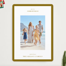 Kerst Winterblad Minimaal Eenvoudig Frame Foto