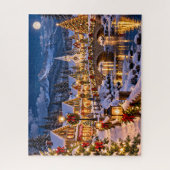 Kerst Winterdorp Legpuzzel (Verticaal)