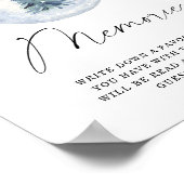 Kerst winterherinneringen met de bruid poster (Hoek)