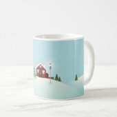 Kerst Winterlandschap Koffiemok (Voorkant rechts)