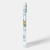 Kerst / winterseizoen Sneeuwman Case-Mate iPhone Case (Achterkant / Rechts)