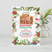 Kerst: winterthema kaart (Staand voorkant)