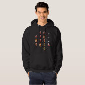kerst wiskunde grappig hoodie (Voorkant volledig)