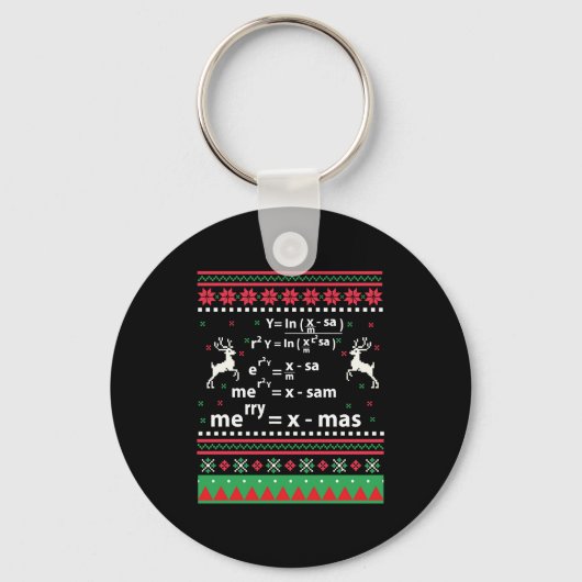 KERST WISKUNDE SLEUTELHANGER (Voorkant)