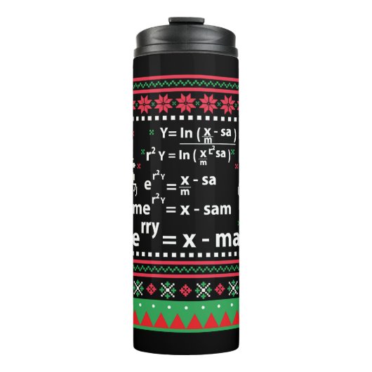 KERST WISKUNDE THERMOSBEKER (Voorkant)