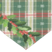 Kerst wit en groen met rood tafelkleed (Gekanteld)