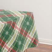 Kerst wit en groen met rood tafelkleed (Voorbeeld)