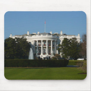 Kerst Wit Huis voor Feestdagen Washington DC Muismat