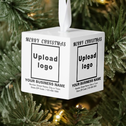 Kerst-witte kubusversiering decoratie (Boom)