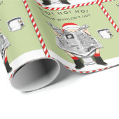 Kerst Witte Olifant Party Cadeaupapier (Rol Hoek)