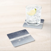 Kerst Witte Sneeuwvlokken Kartonnen Onderzetters (Insitu)