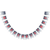 Kerst Witte Sneeuwvlokken Vlaggetjes (Alle)