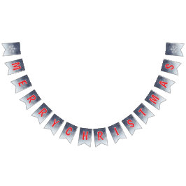 Kerst Witte Sneeuwvlokken Vlaggetjes