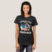 Kerst Witte Steur Vis T-shirt (Voorkant volledig)