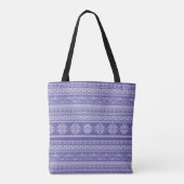 Kerst Wol Gebreide Trui Kerstvakantie Tote Bag (Achterkant)