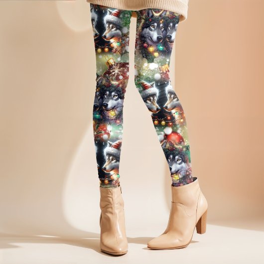Kerst Wollen Leggings