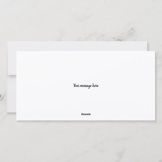 Kerst Wombat Foto Feestdagenkaart (Achterkant)