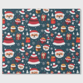 Kerst Wonderland Cadeaupapier (Vlak)
