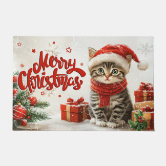 Kerst Woondecoratie Vloermat – Feestelijke Welkom Deurmat