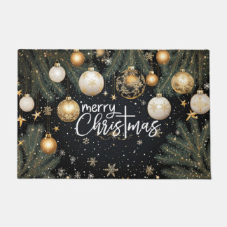Kerst Woondecoratie Vloermat – Festieve Welkom Mat
