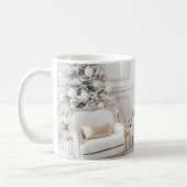 Kerst Woonkamer Keramische Mok (Links)