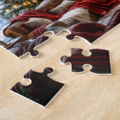 Kerst woonkamer puzzel (Zijkant)