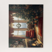 Kerst woonkamer puzzel (Verticaal)