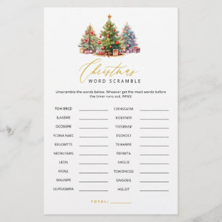 Kerst Woord Scramble Woord Zoeken Party Games