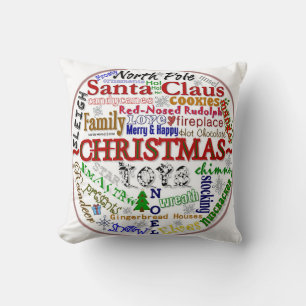 Kerst Word-Art - MoJo Kussens