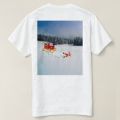 Kerst wordt geannuleerd Unisex T-shirt (Design achterkant)