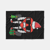 Kerst Workout Heart Lifting Xmas Gym Oefening Fleece Deken (Voorkant (Horizontaal))