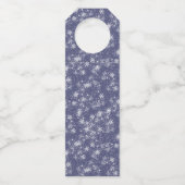 Kerst Woud Winter Fles Hanger Label 🎁 (Achterkant)