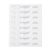 Kerst Wrap Around Adreslabel Merry & Bright (Vel)