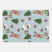 kerst wrapper inpakpapier vel (Voorkant 3)