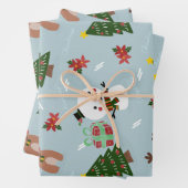 kerst wrapper inpakpapier vel (In situ)