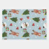 kerst wrapper inpakpapier vel (Voorkant)