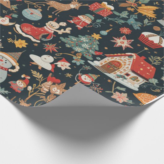 Kerst Wrapping Papier 30 inch x 15 voet (Hoek)