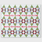 Kerst Wrapping Papier Gnoom met Uw Gift (Vlak)